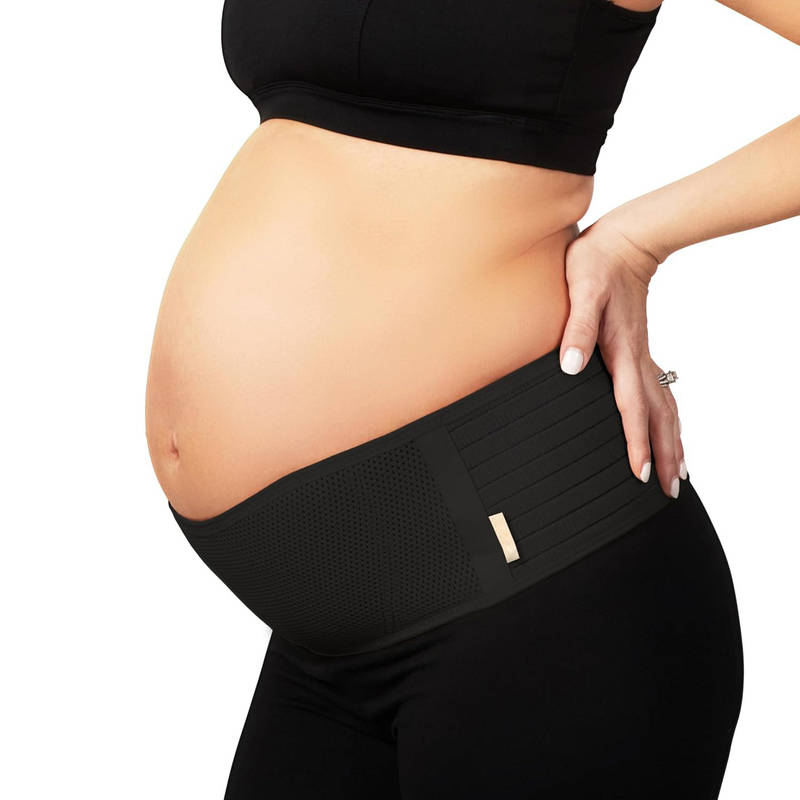 Maternity Belt Back Support Adjustable, Pregnancy Belly Band for Pelvic Waist Lower Back Pain Relief Fits Up to 46 Inches