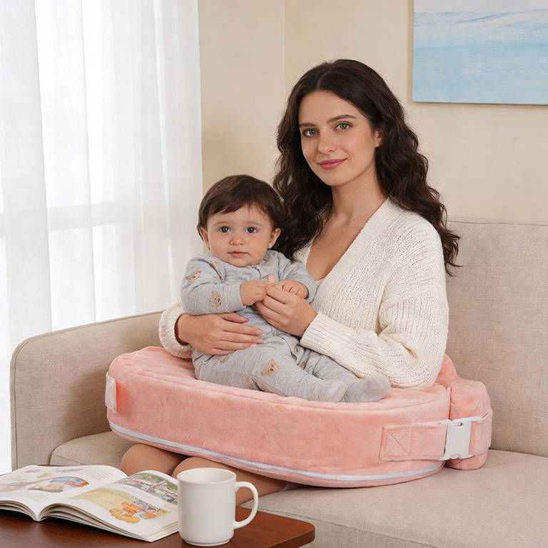 Multifunctional Nursing Pillow Breastfeeding Cushion, Newborn Feeding Waist Support Postpartum Baby Holding Pillow