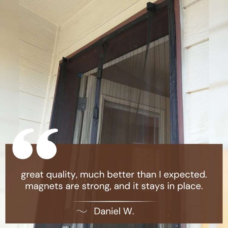 Stop Midnight Mosquito Raids – Enjoy Every Summer Evening With The 6-Second Self-Sealing Door Screen