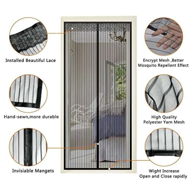 Stop Midnight Mosquito Raids – Enjoy Every Summer Evening With The 6-Second Self-Sealing Door Screen