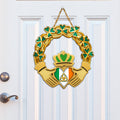 Irish St. Patrick's Day Custom Wooden Sign Claddagh
