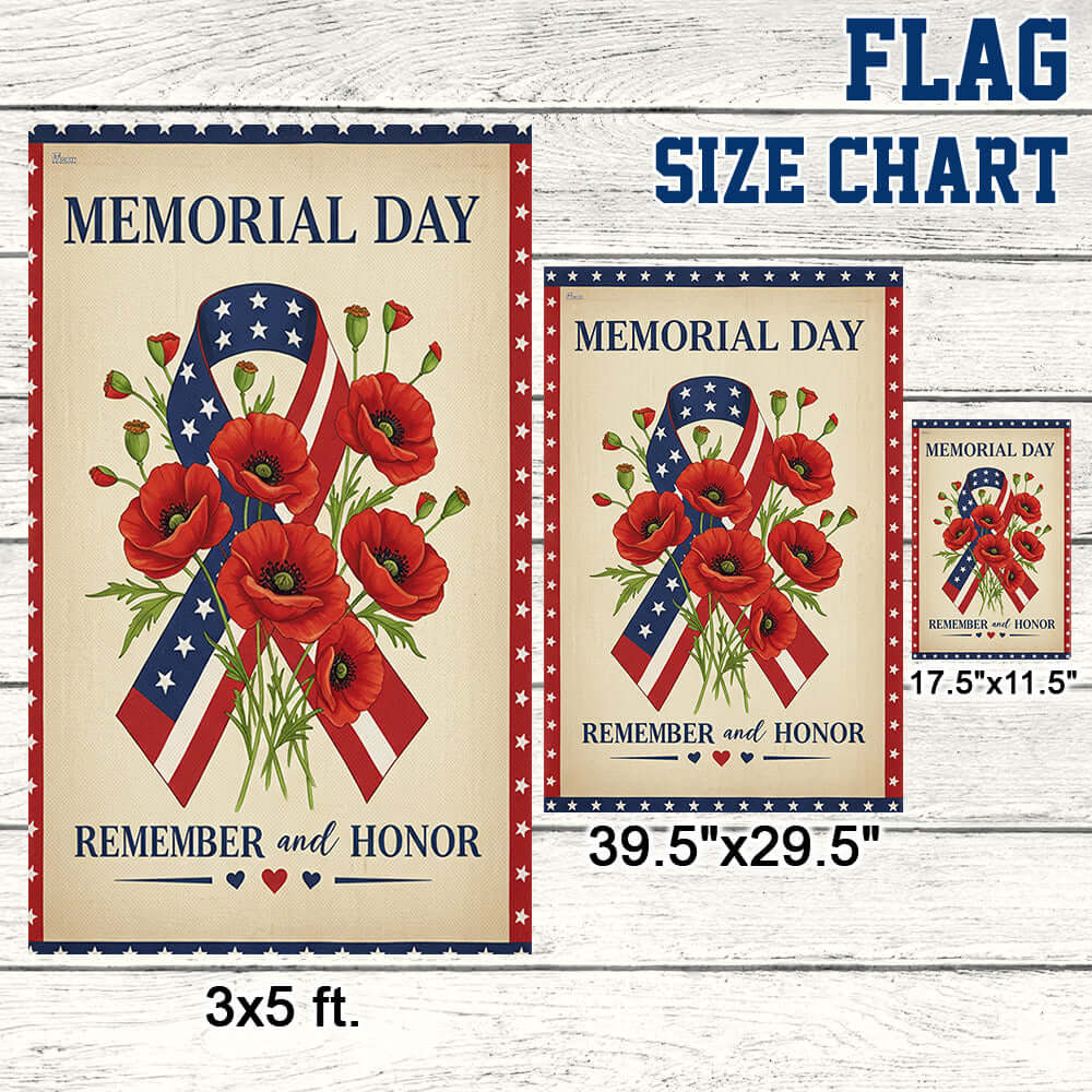Memorial Day Remember And Honor Flag