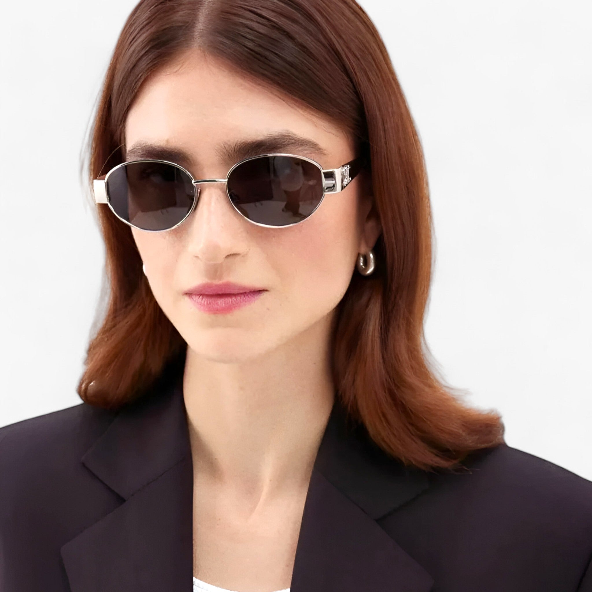 Ladies' sunglasses with UV protection & stylish acetate frame – Narella