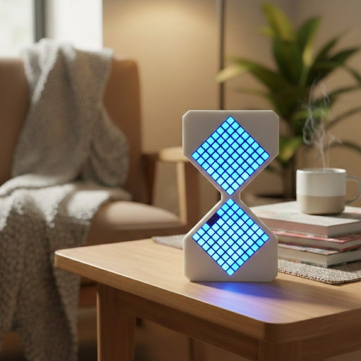 LED Digital Hourglass Clock