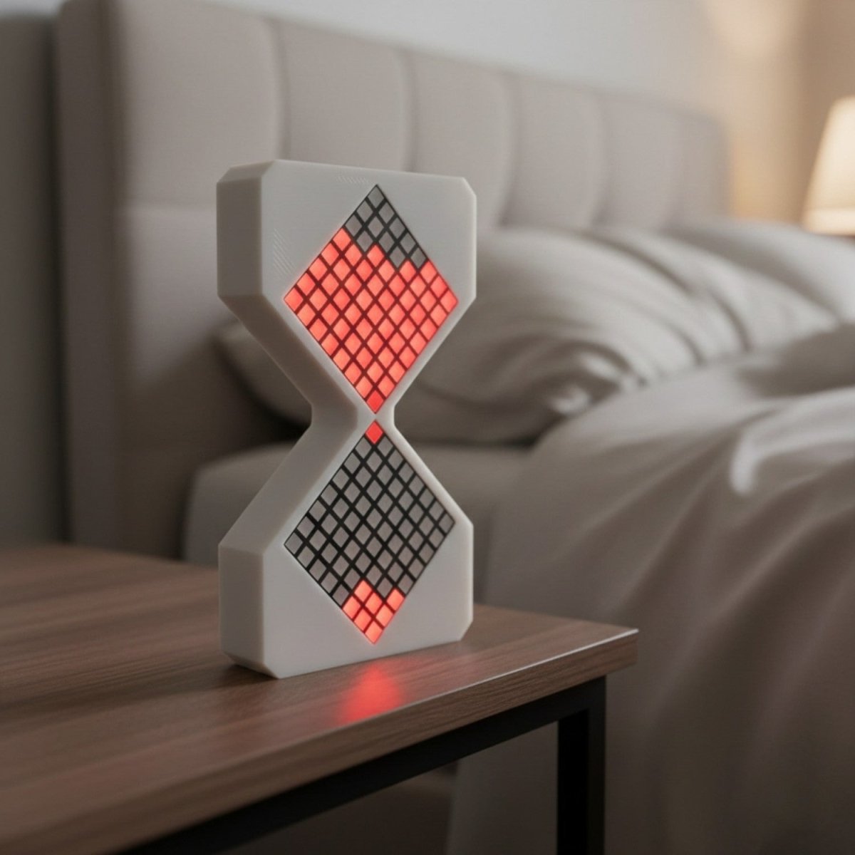 LED Digital Hourglass Clock