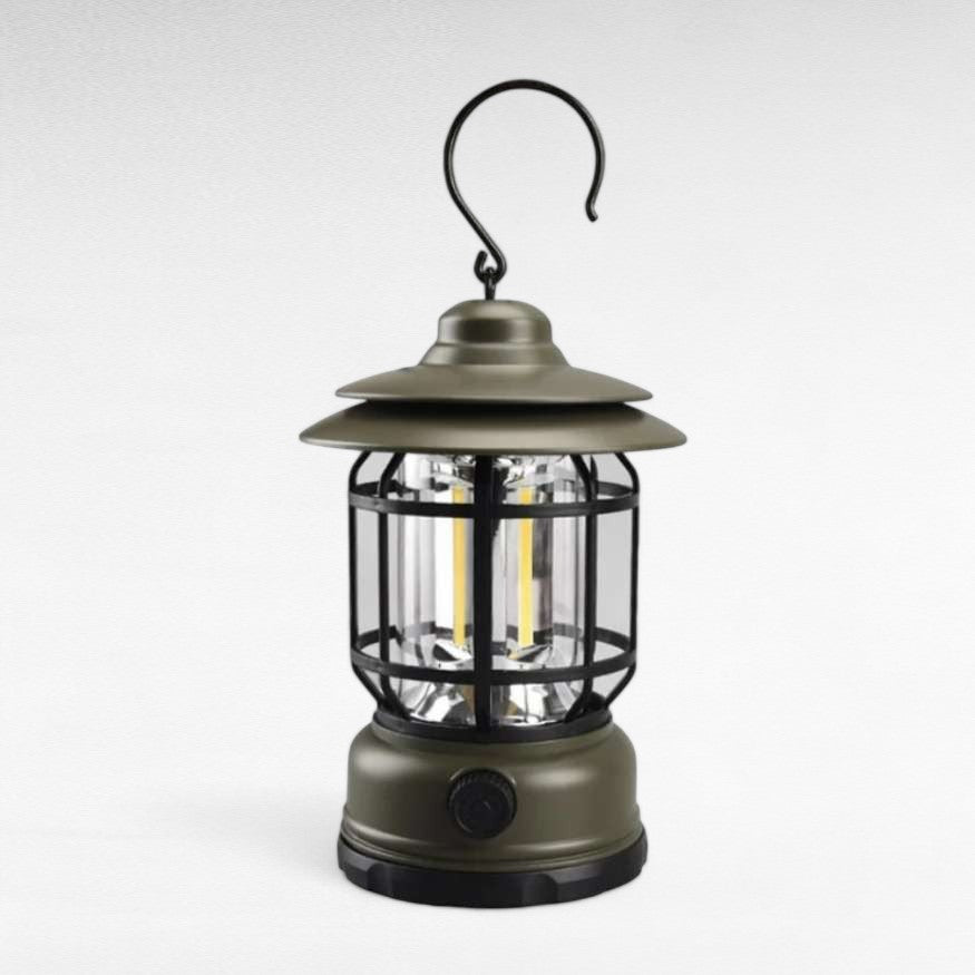 LightMate Rechargeable Camping Lantern – Vintage-Style LED with Dimmable Light