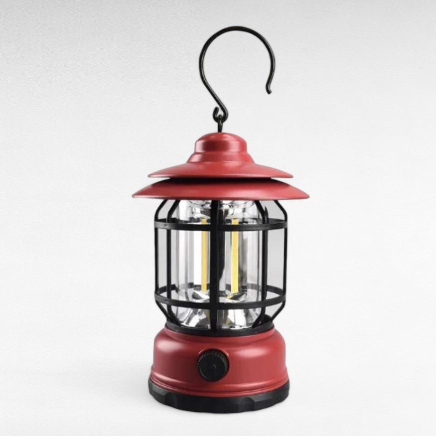 LightMate Rechargeable Camping Lantern – Vintage-Style LED with Dimmable Light