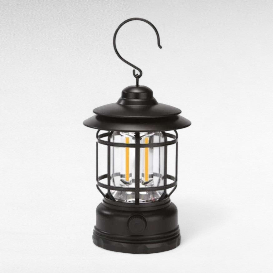 LightMate Rechargeable Camping Lantern – Vintage-Style LED with Dimmable Light