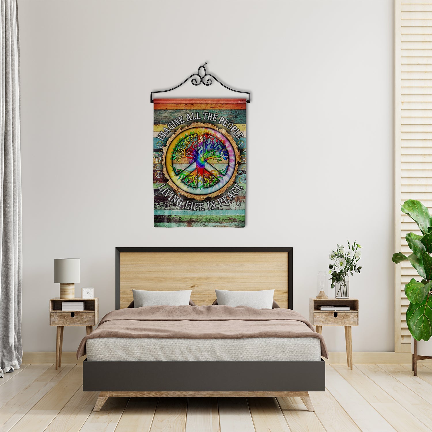 Flagwix Garden Flag Wall Hanger (Ideal for Flag/Banner with Width Smaller than 13")