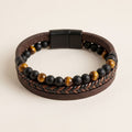 Leather Men's Bracelet Set - Armand