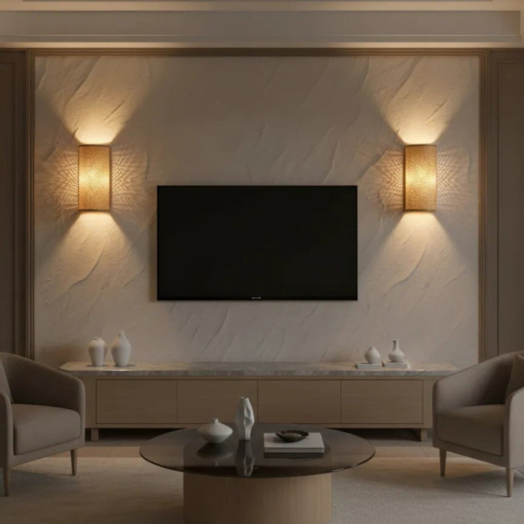 Minimalist Bamboo Wall Lamp