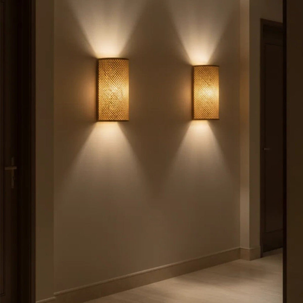Minimalist Bamboo Wall Lamp