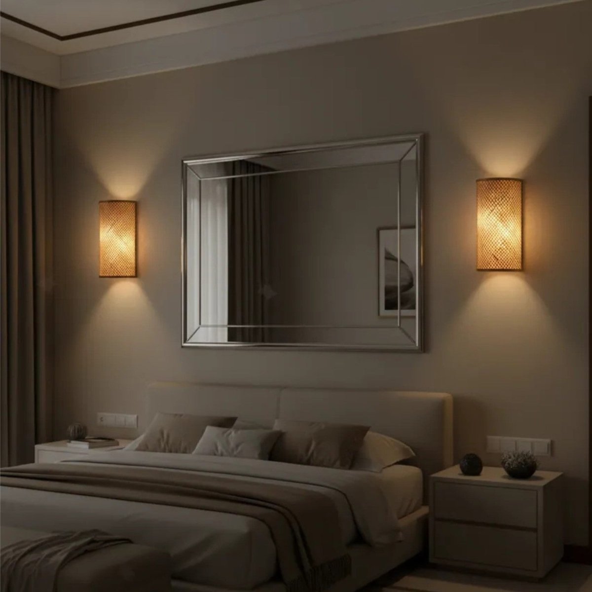 Minimalist Bamboo Wall Lamp