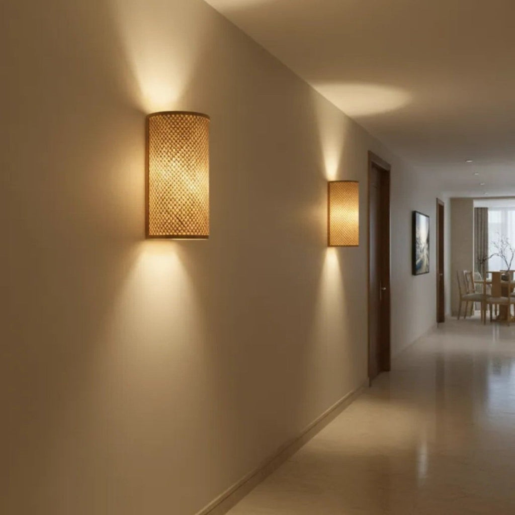 Minimalist Bamboo Wall Lamp