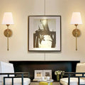 Modern Brass Wall Sconce Set (2 pcs)