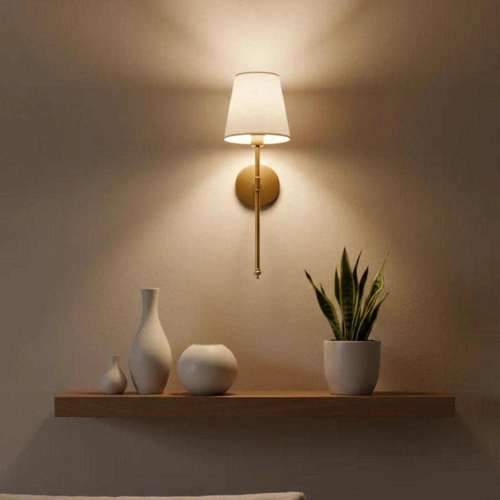 Modern Brass Wall Sconce Set (2 pcs)
