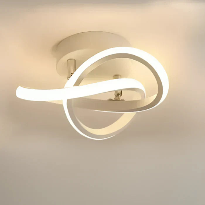 Modern LED Ceiling Lamp with Double Ring Design - Twilight Rings