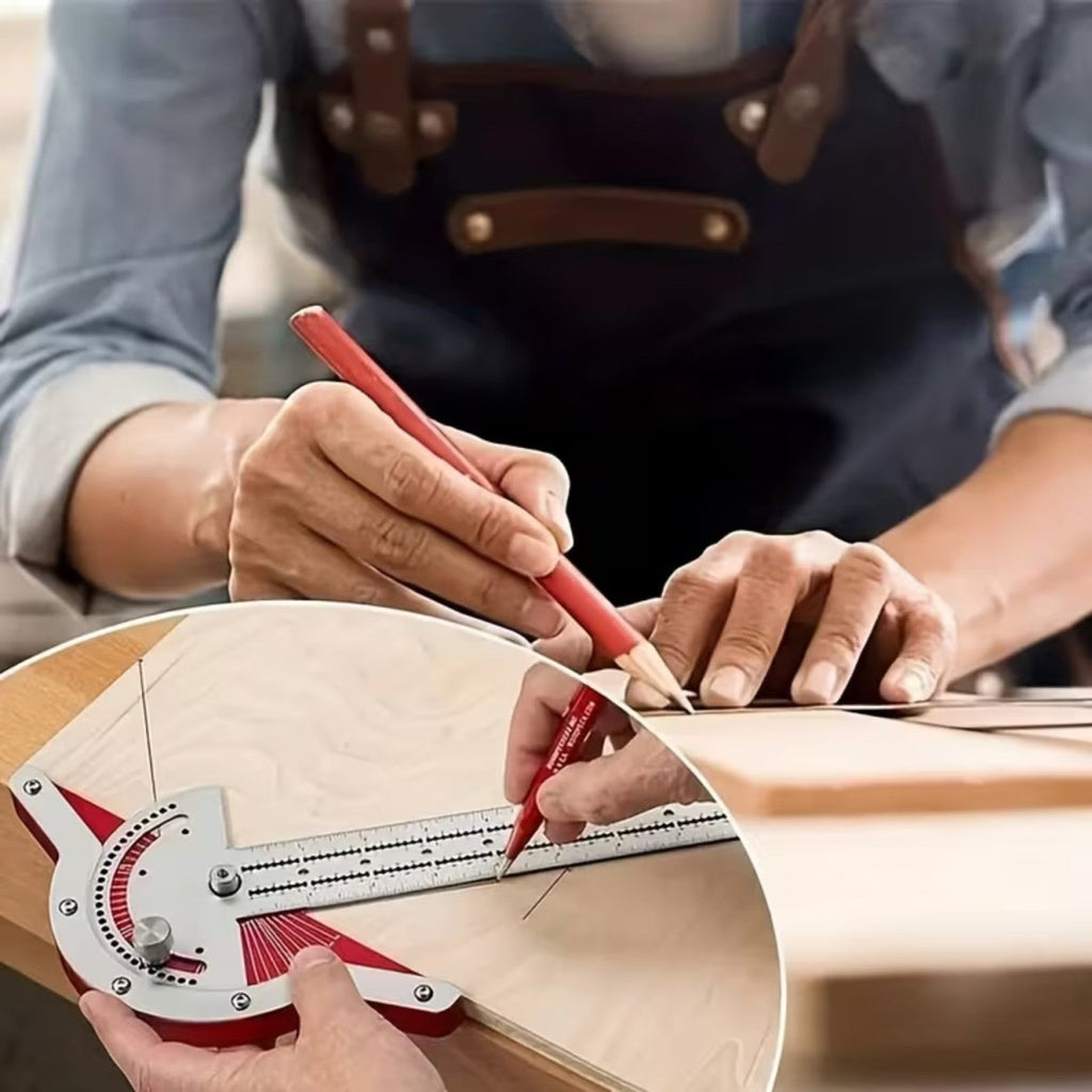 Multi-Angle Woodworking Ruler