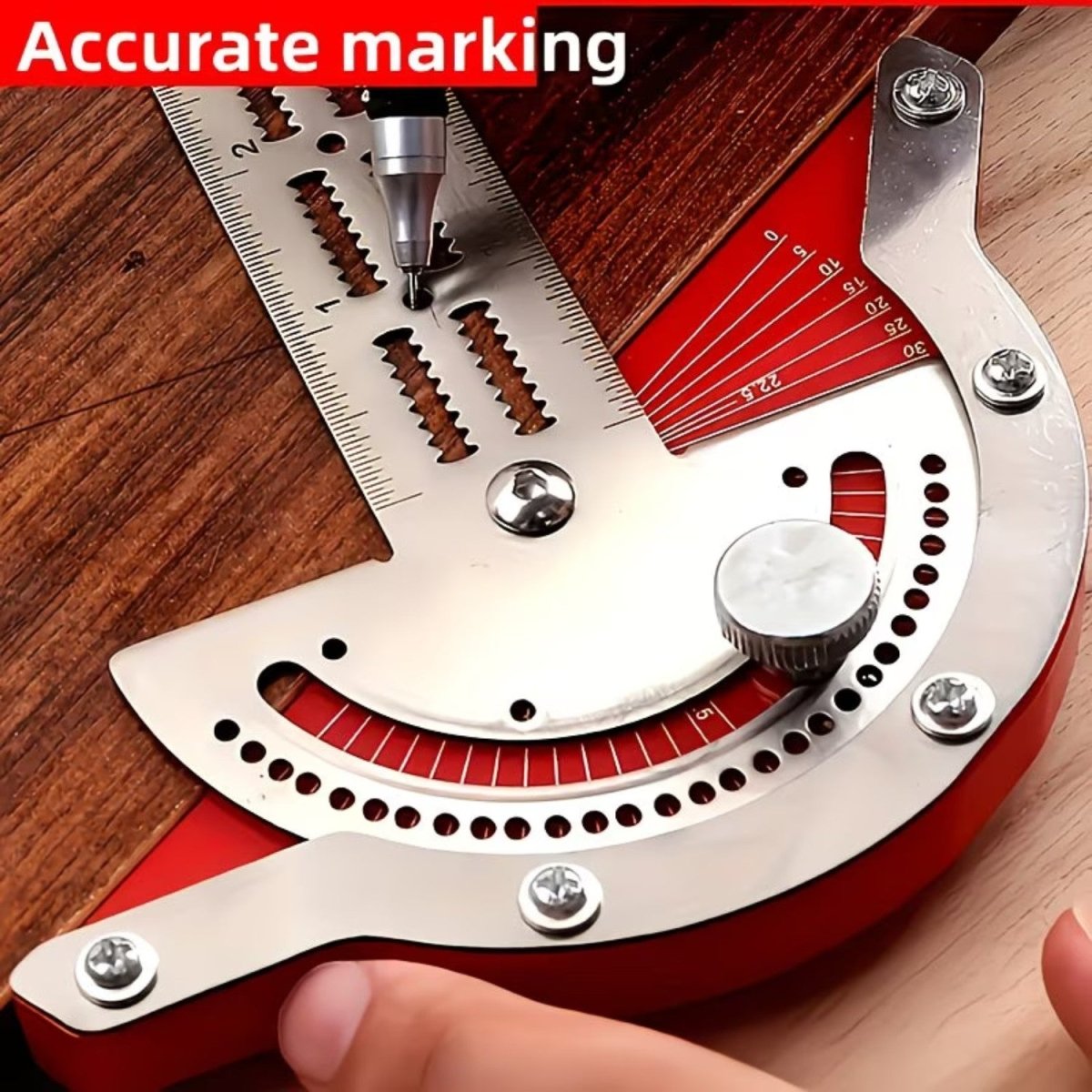 Multi-Angle Woodworking Ruler