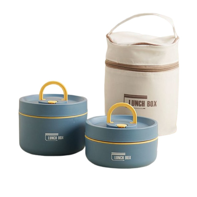 Multi-layer Insulated Lunch Box with FREE Carry Bag - ThermoBox