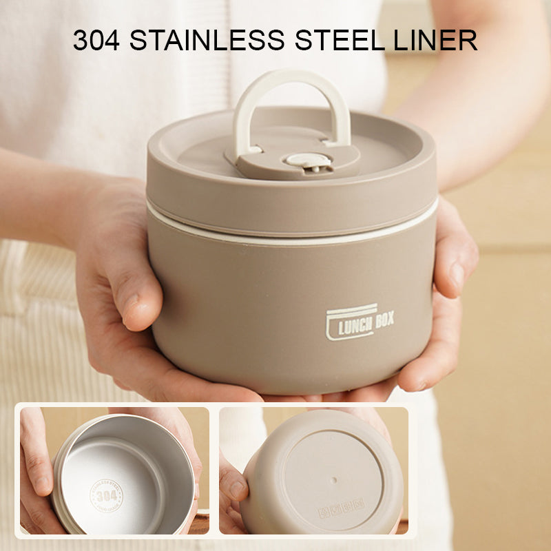 Multi-layer Insulated Lunch Box with FREE Carry Bag - ThermoBox