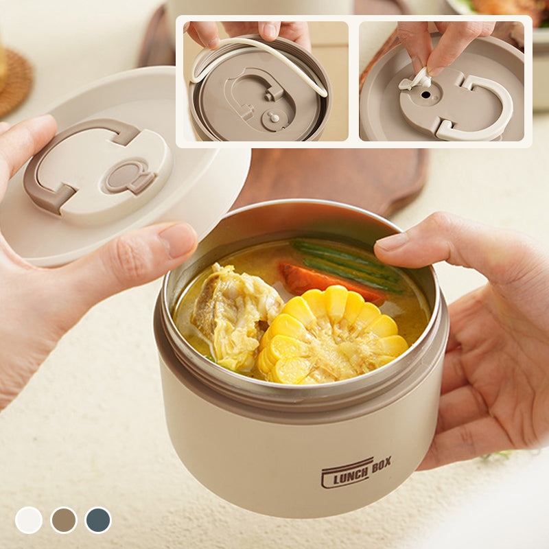 Multi-layer Insulated Lunch Box with FREE Carry Bag - ThermoBox