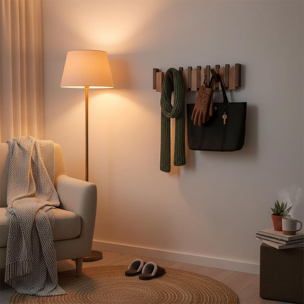 Wooden Piano Coat Rack - HarmonyCoat