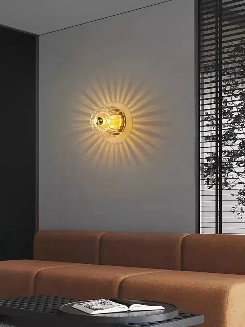 Nordic Glow Wall Lamp – Scandinavian Bauhaus Style