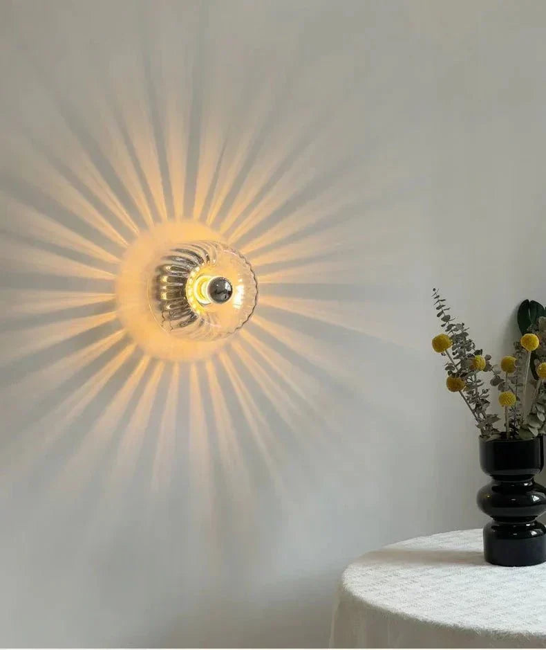 Nordic Glow Wall Lamp – Scandinavian Bauhaus Style