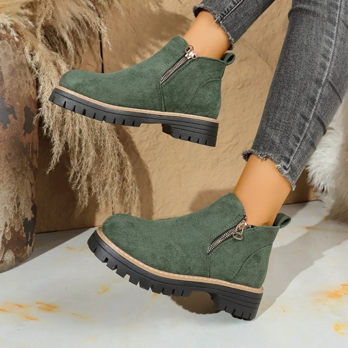 Orthopedic Ankle Boots for Comfort