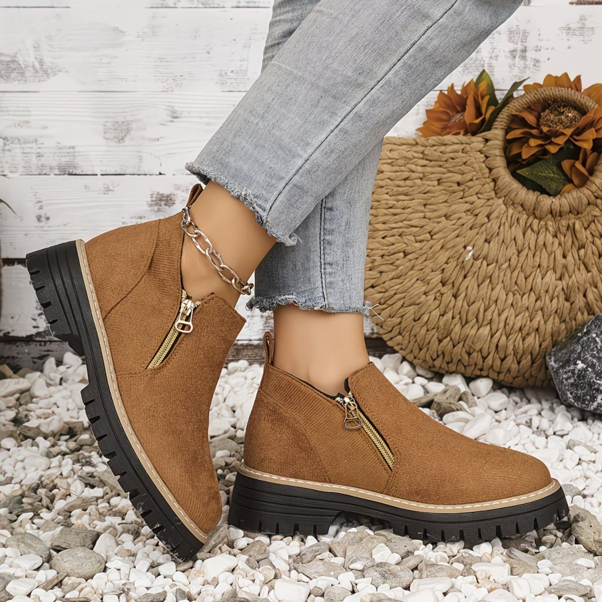 Orthopedic Ankle Boots for Comfort