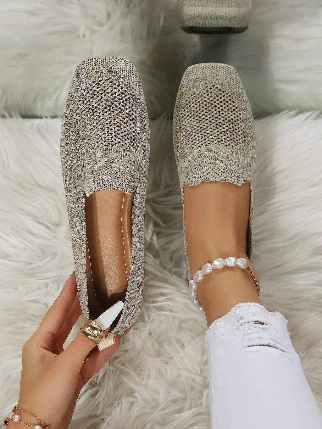 Orthopedic Anti-Slip Flat Shoes - Isabella