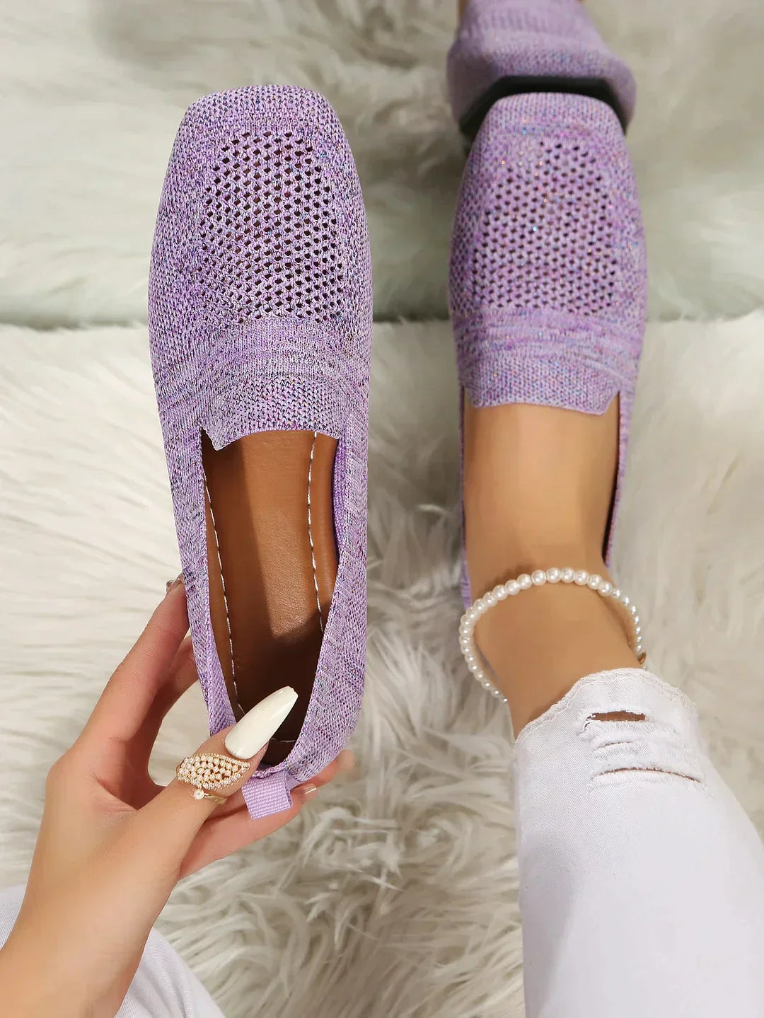 Orthopedic Anti-Slip Flat Shoes - Isabella