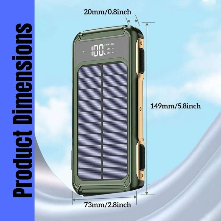 PowerFlex Solar Charger 200000mAh