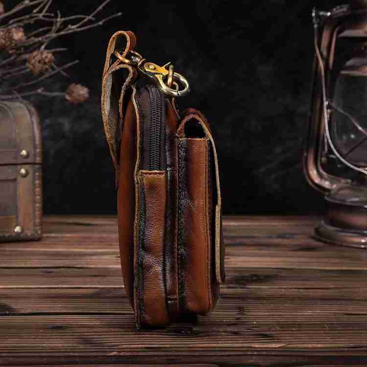 Premium Leather Belt Bag for Men