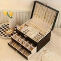 Premium Leather Jewelry Storage Organizer