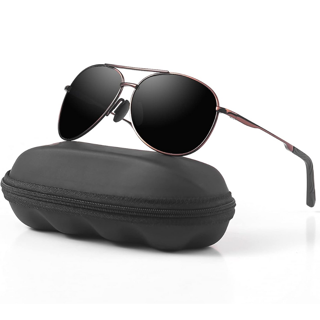 Premium Polarised Aviator Sunglasses - Joey
