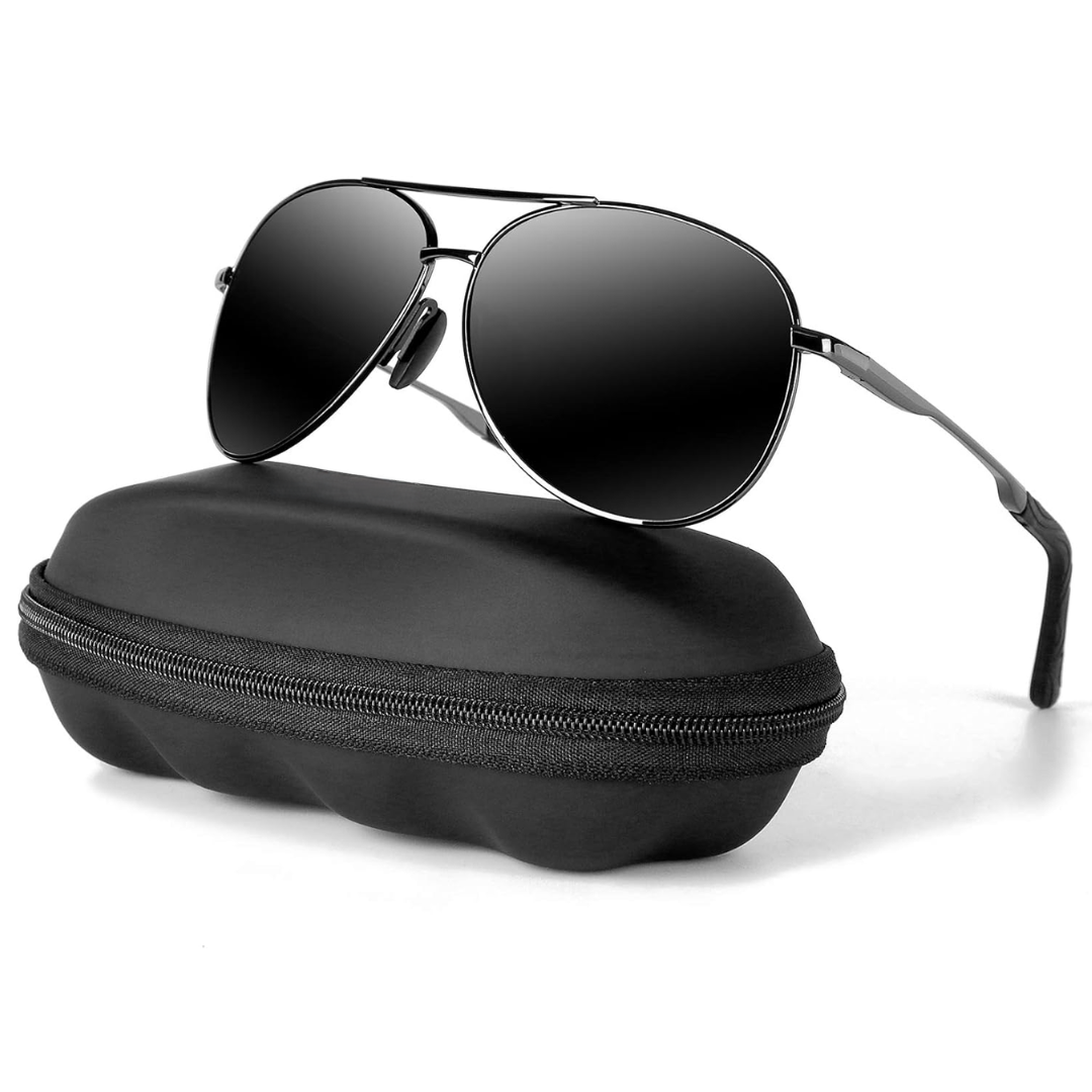 Premium Polarised Aviator Sunglasses - Joey