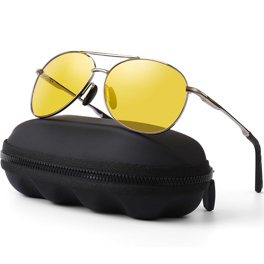 Premium Polarised Aviator Sunglasses - Joey