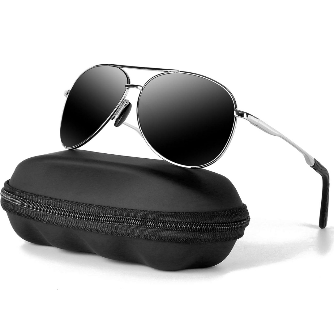 Premium Polarised Aviator Sunglasses - Joey