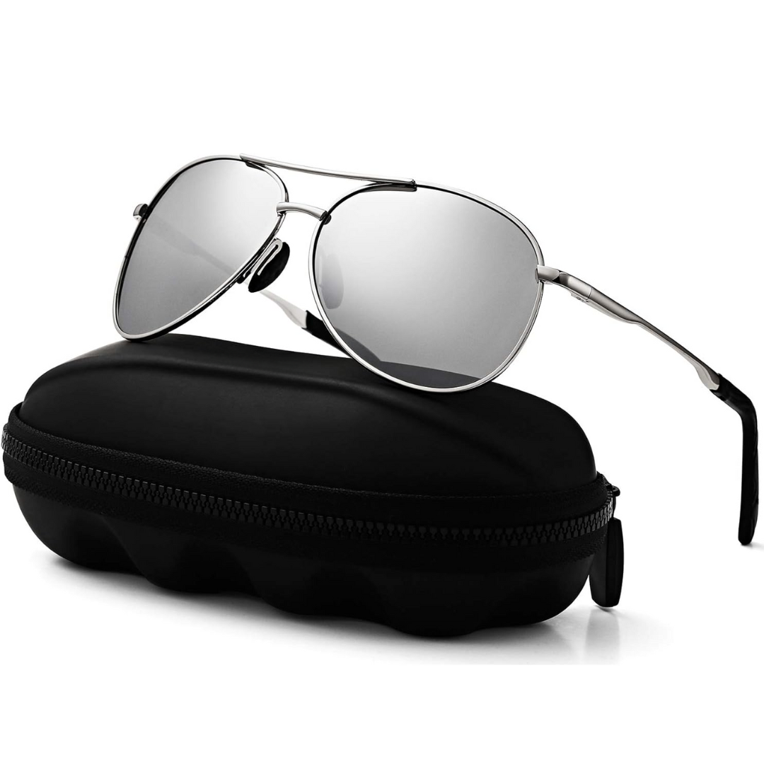 Premium Polarised Aviator Sunglasses - Joey