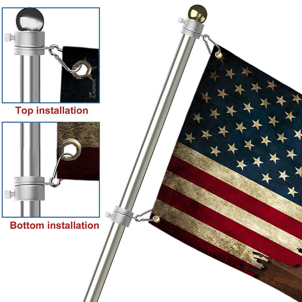 Black Angus Cattle American Grommet Flag, Cow Farm Flag