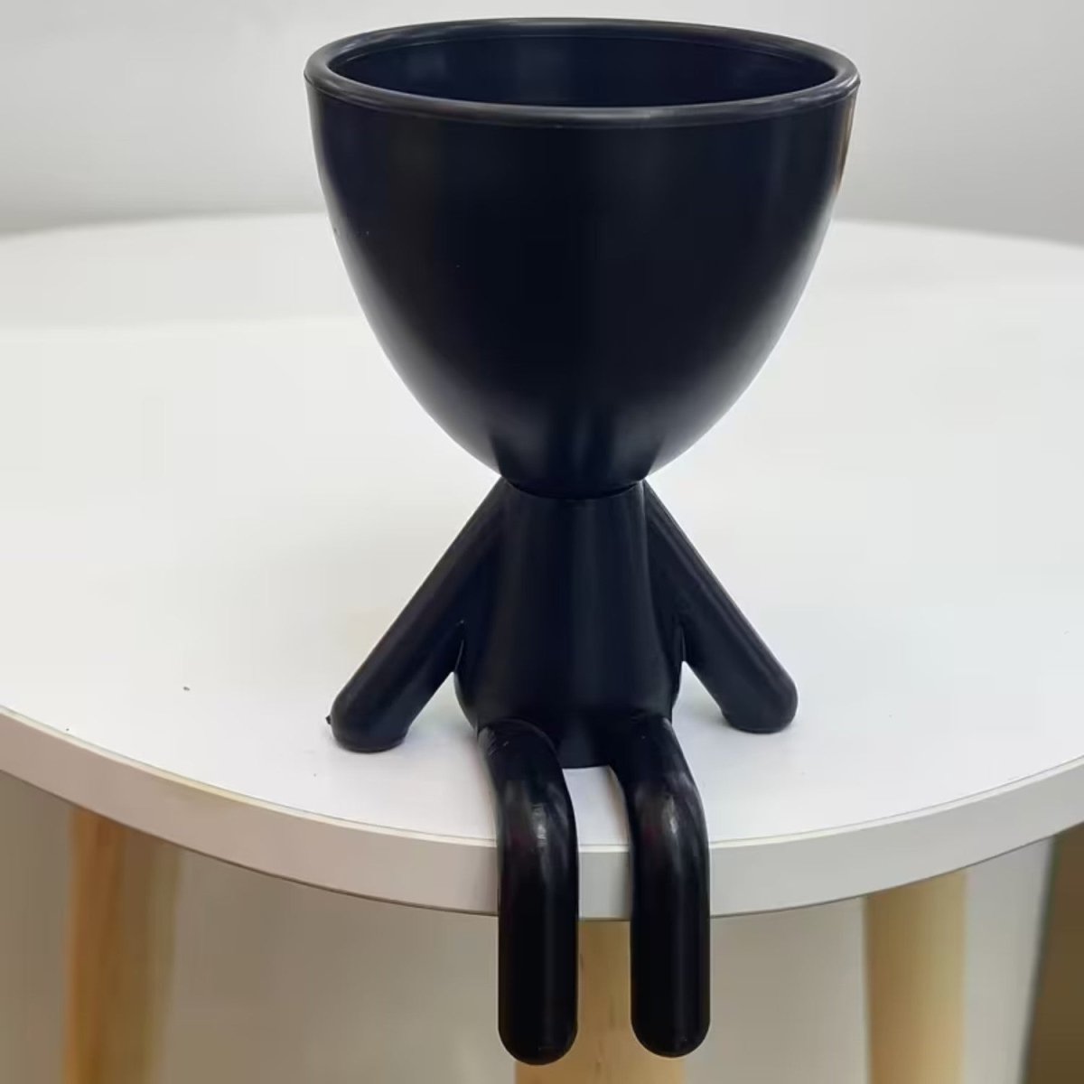 Resin Figure Plant Pot with Unique Design