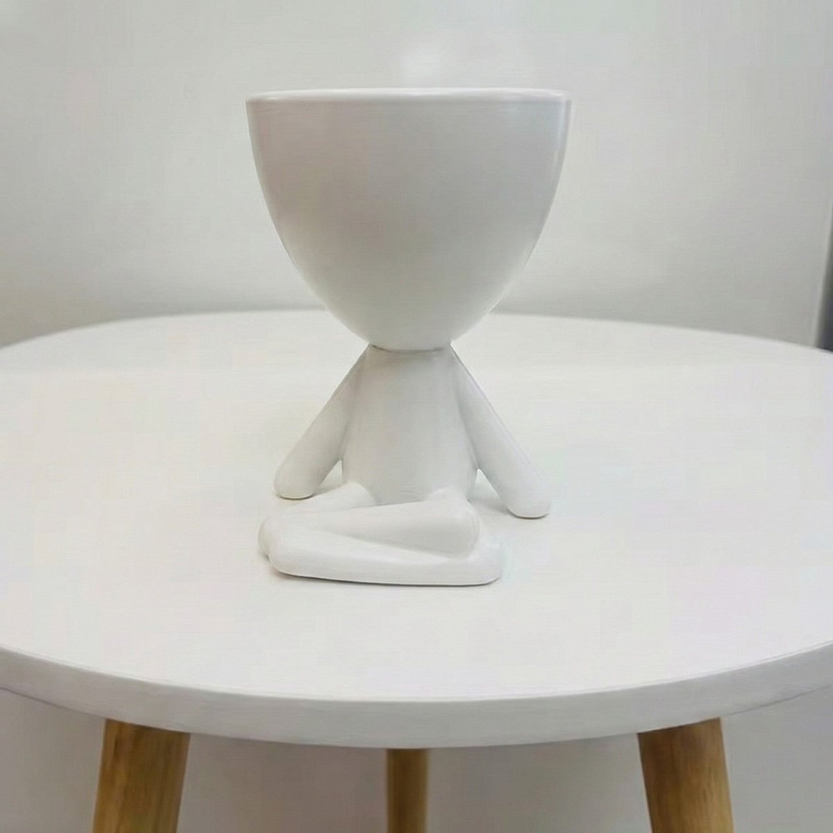 Resin Figure Plant Pot with Unique Design