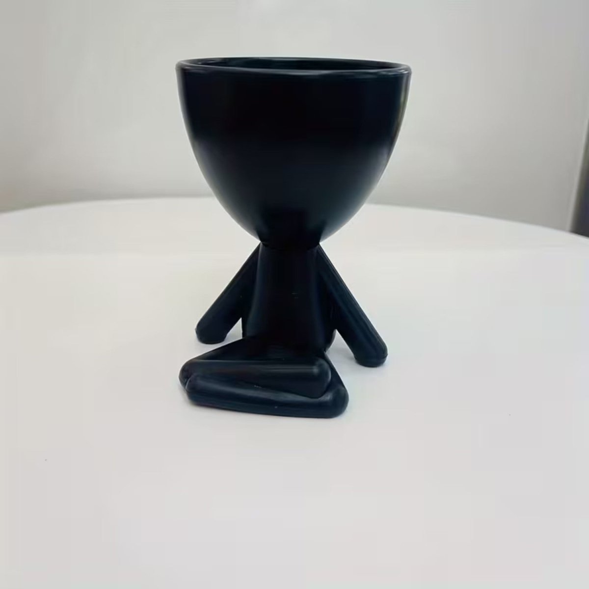 Resin Figure Plant Pot with Unique Design
