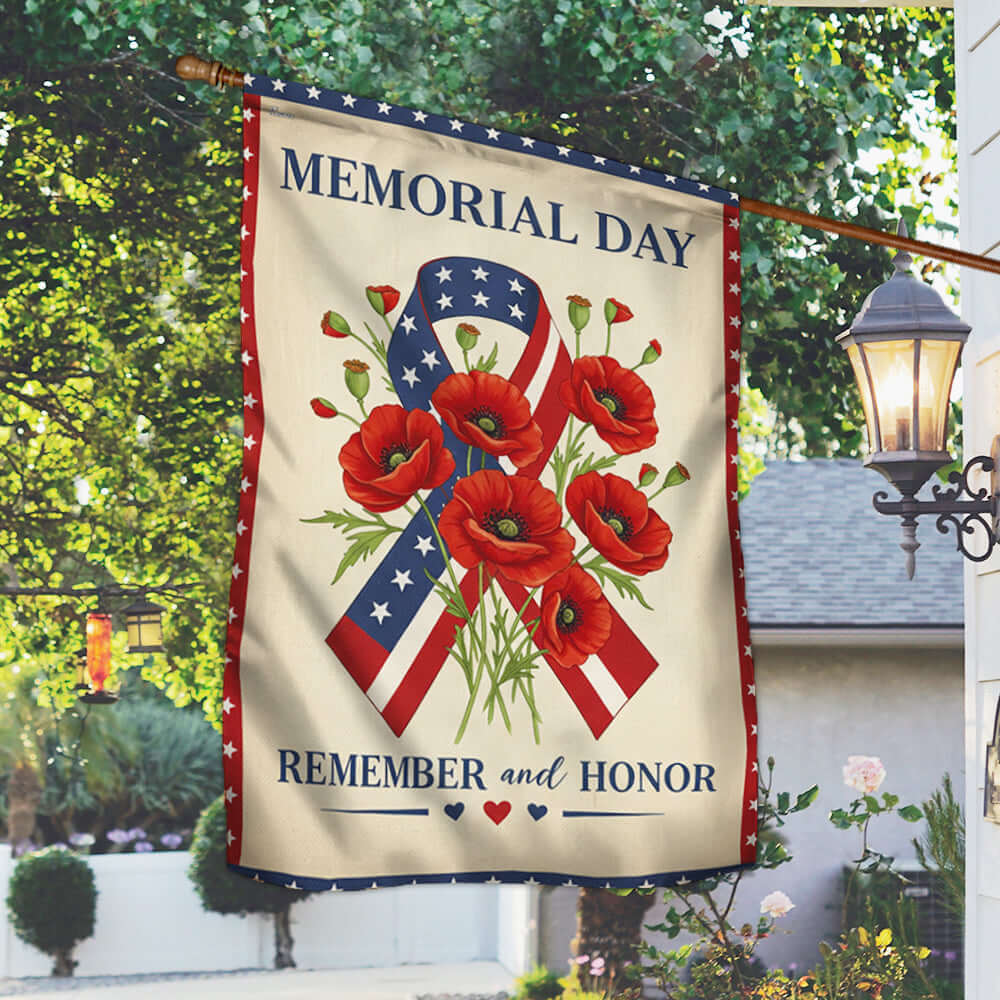 Memorial Day Remember And Honor Flag