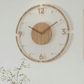 Scandinavian Style Wooden Wall Clock - WoodWave
