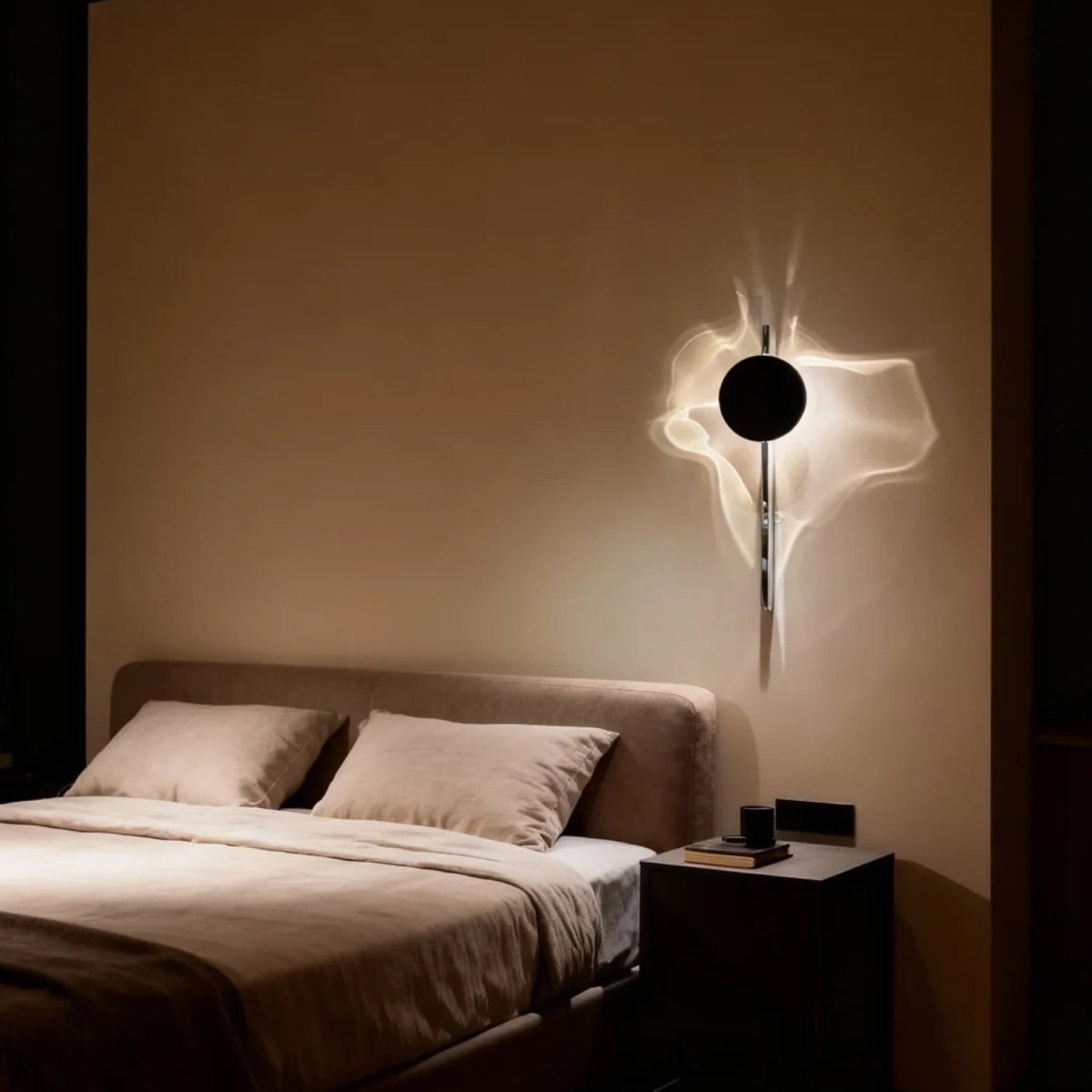 Sculptural Halo Glow Wall Light