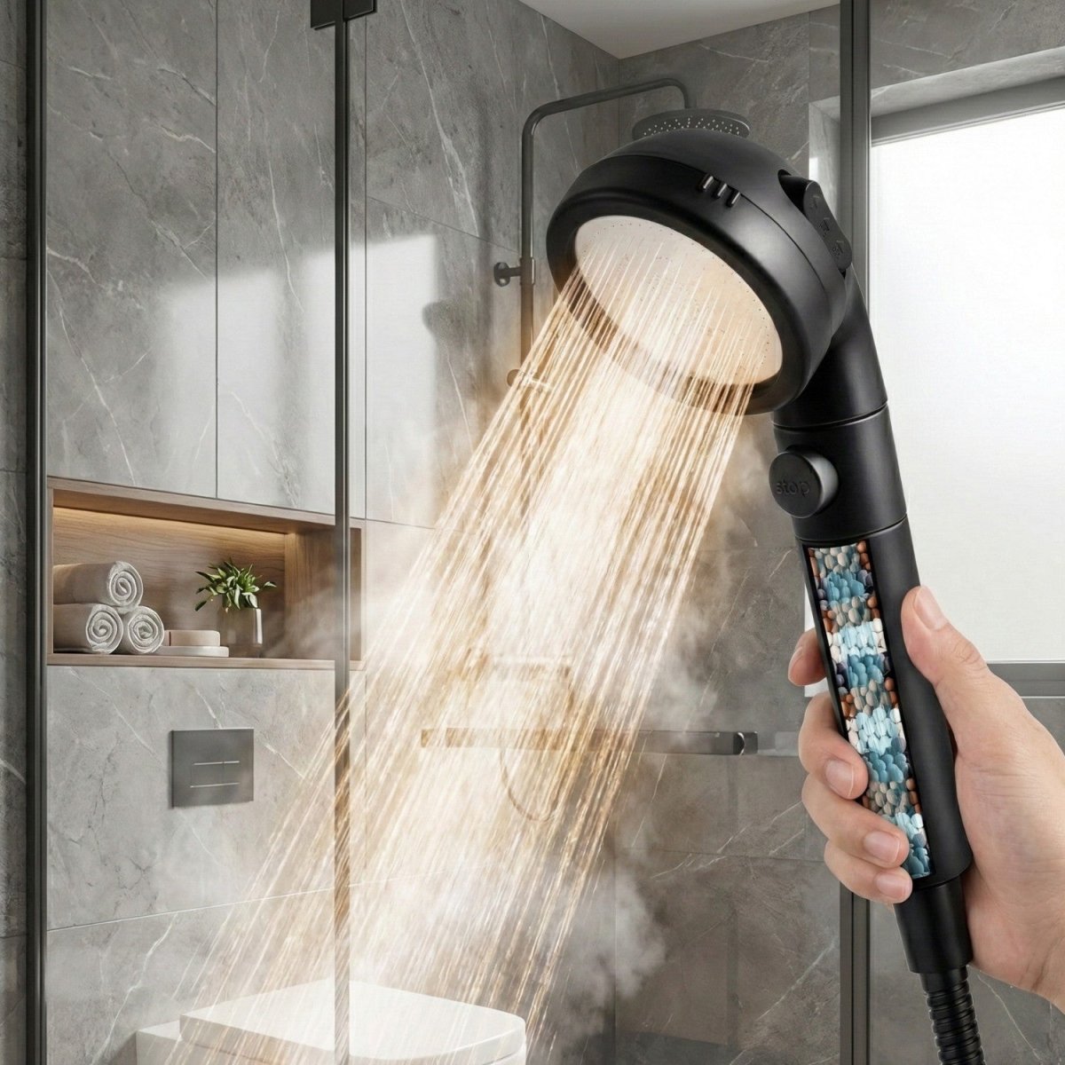 Shower Head with 3 Spray Modes