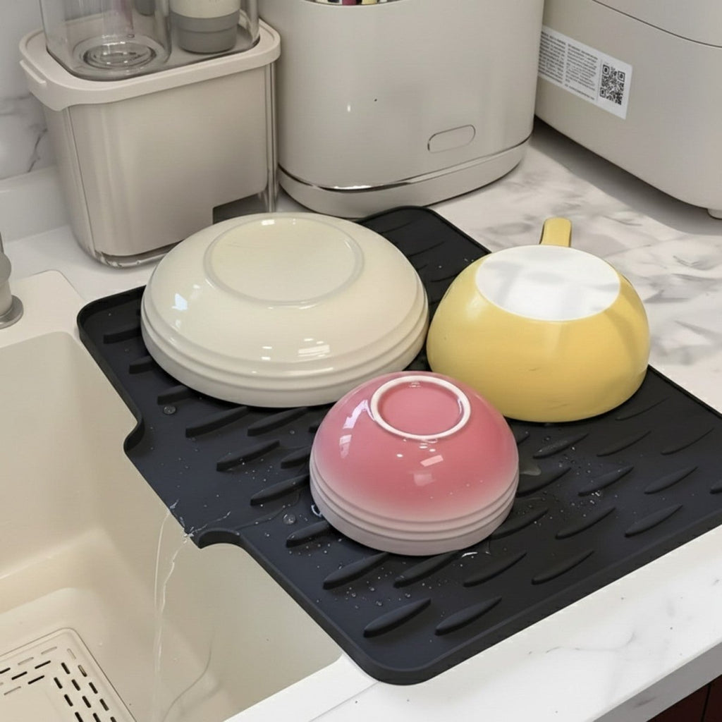 Silicone Draining Mat for Quick Drying